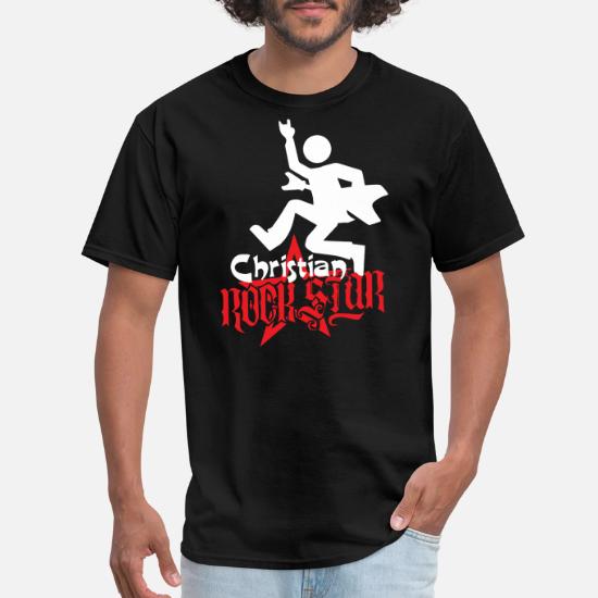 CHRISTIAN ROCK STAR' Men's T-Shirt 